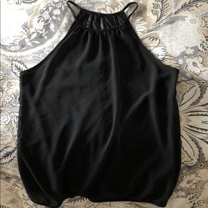 Black going out tank